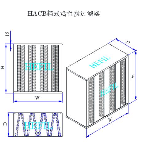 HACB箱型活性炭空氣過濾器框體結(jié)構(gòu) HACB箱型活性炭空氣過濾器框體結(jié)構(gòu)
